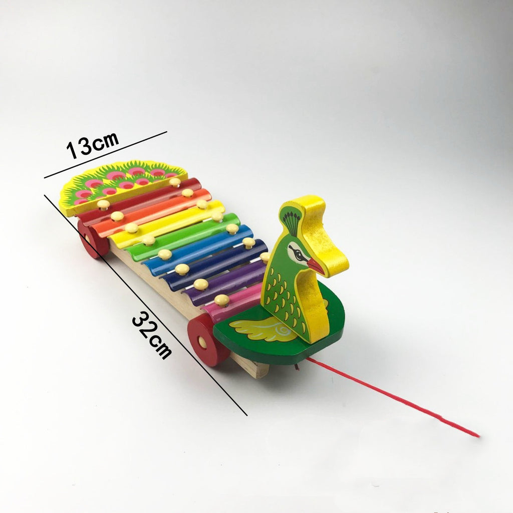 Pull Along Peacock Glockenspiel