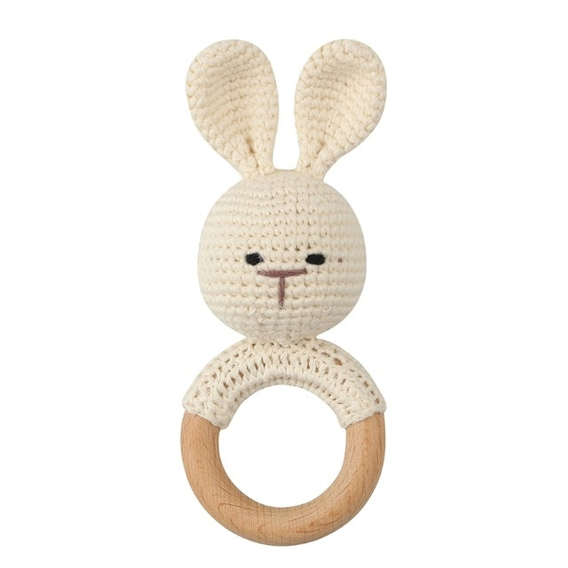 Teether Wooden Rattle