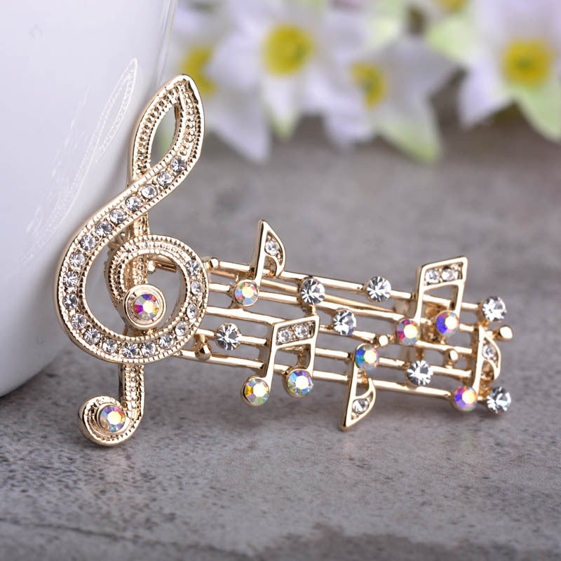 Musical Instrument Brooch