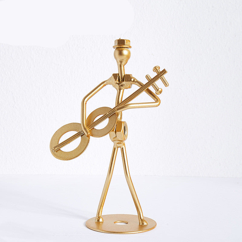 Iron Musician Desk Decorations