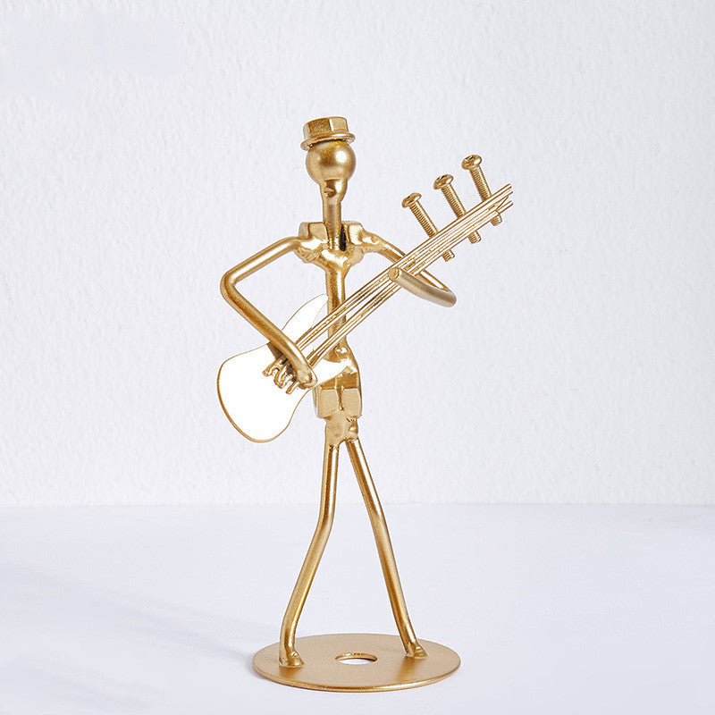 Iron Musician Desk Decorations