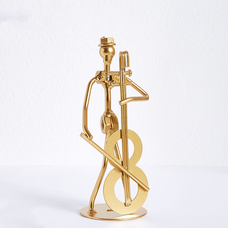 Iron Musician Desk Decorations