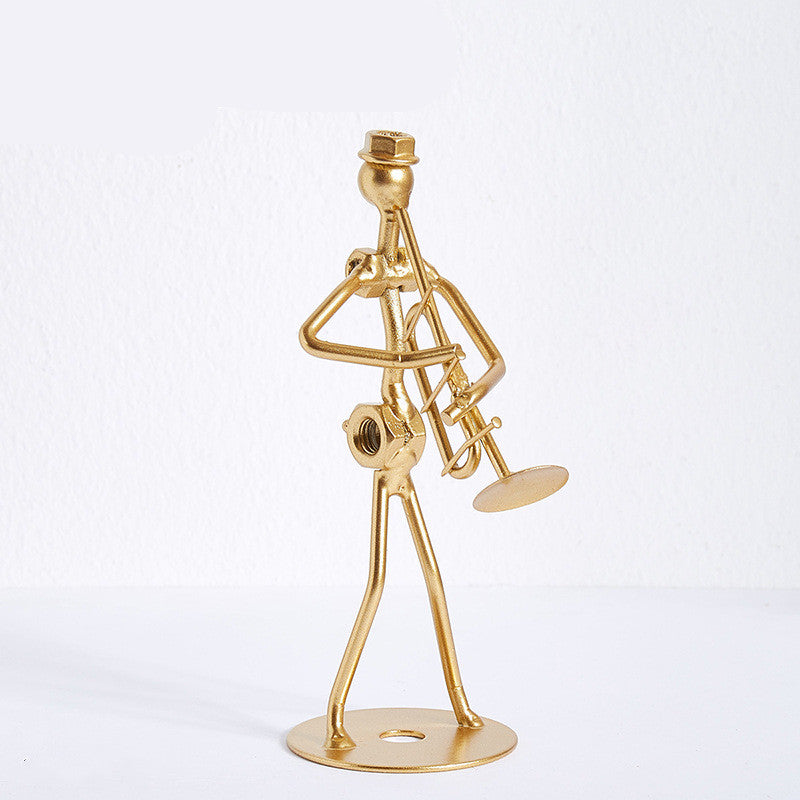Iron Musician Desk Decorations