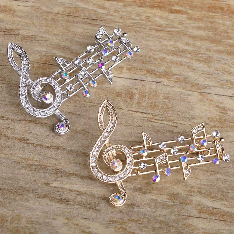 Musical Instrument Brooch
