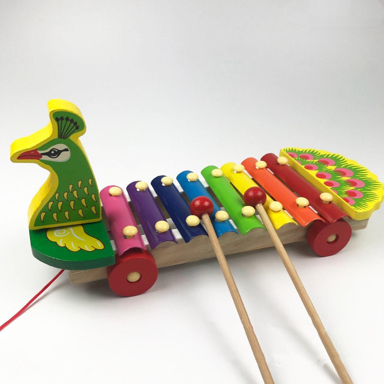 Pull Along Peacock Glockenspiel