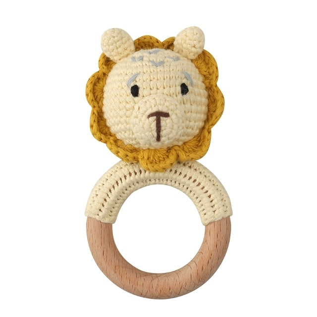 Teether Wooden Rattle