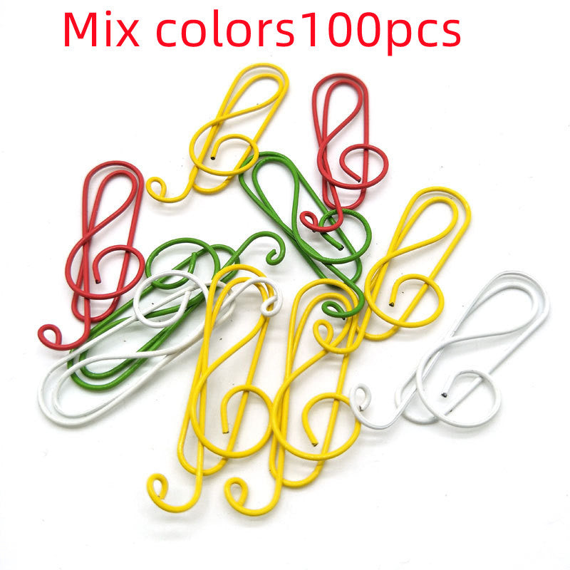 100 Treble Clef Paperclips