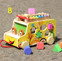 Puzzle Piano Drag Along Animal Concert Toys