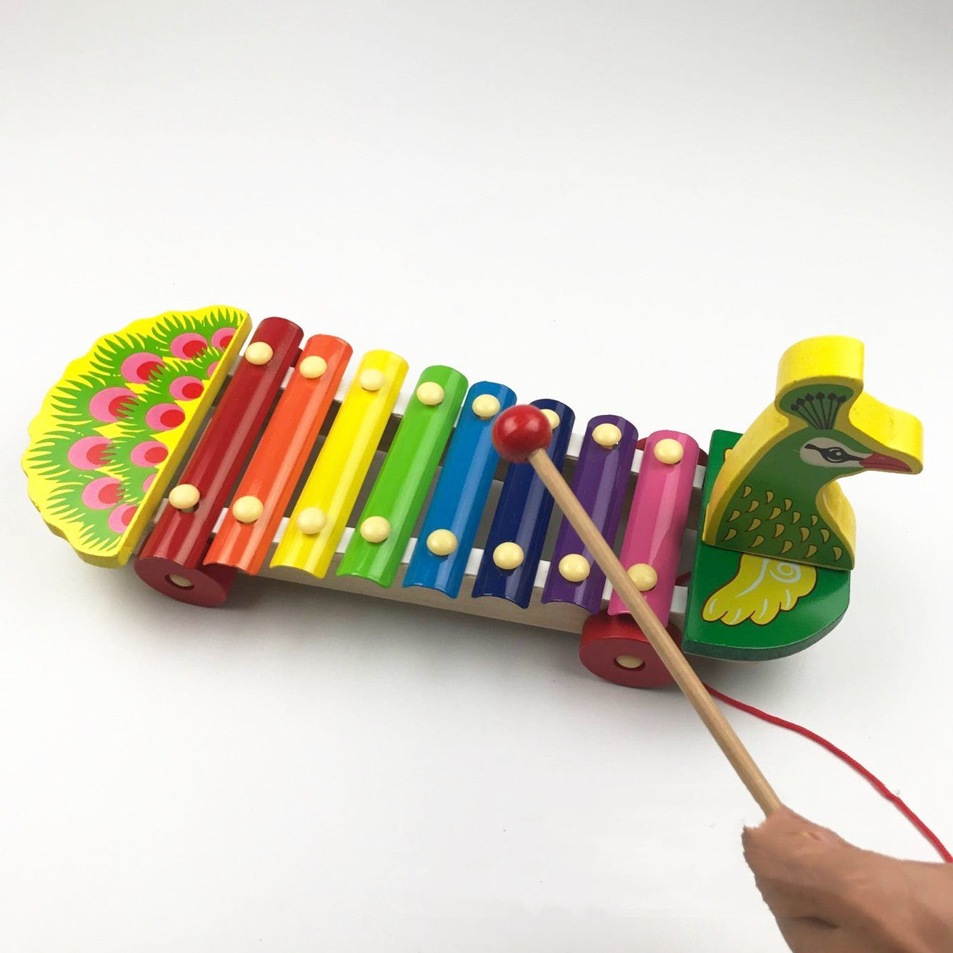 Pull Along Peacock Glockenspiel