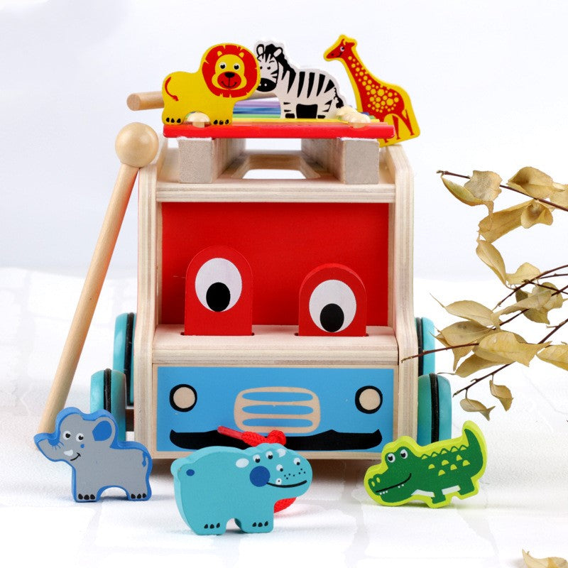 Puzzle Piano Drag Along Animal Concert Toys