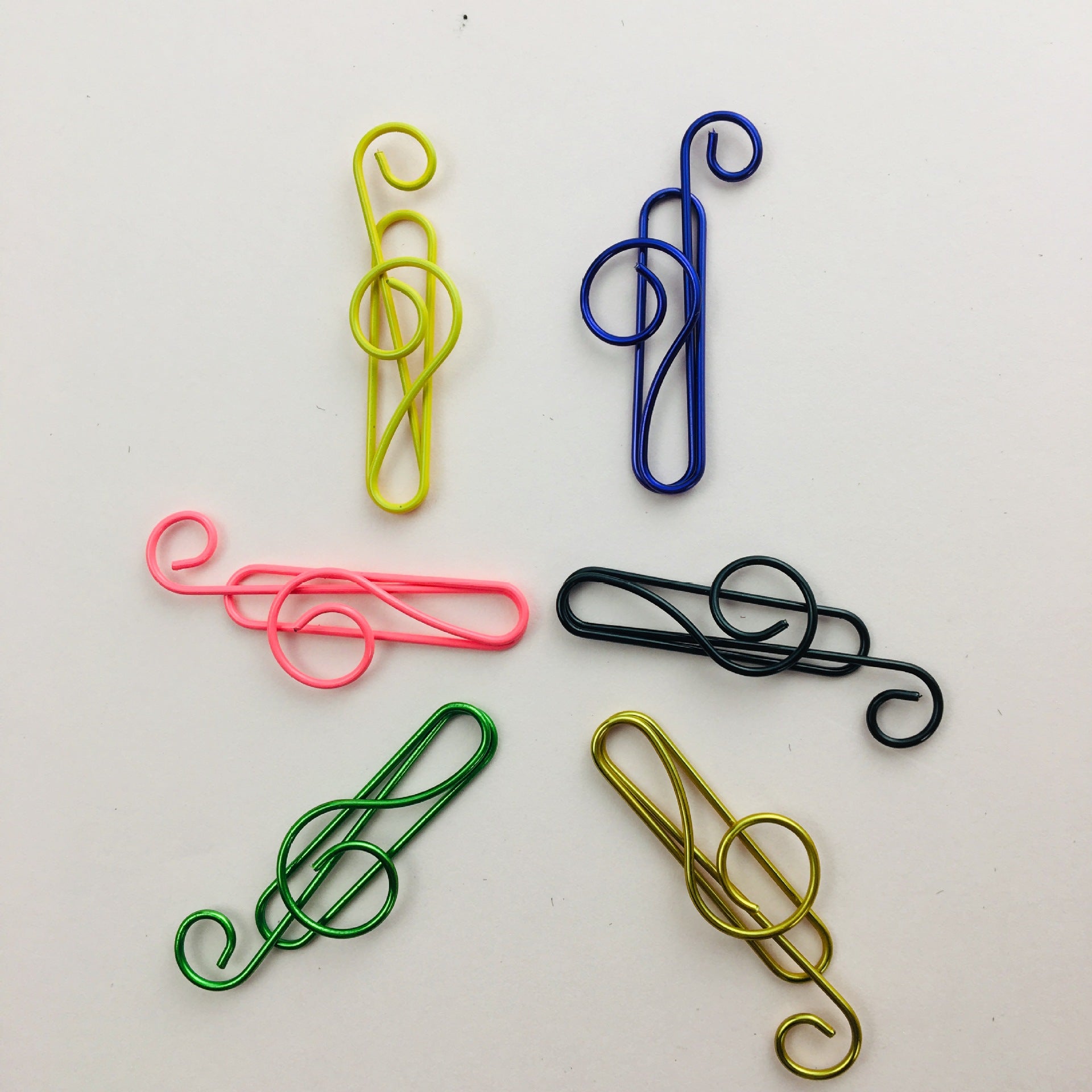 100 Treble Clef Paperclips