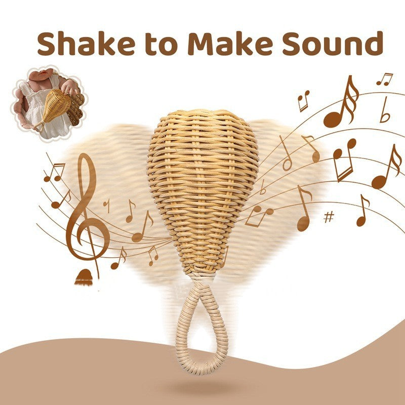 Hand-woven Pear-shaped Rattle