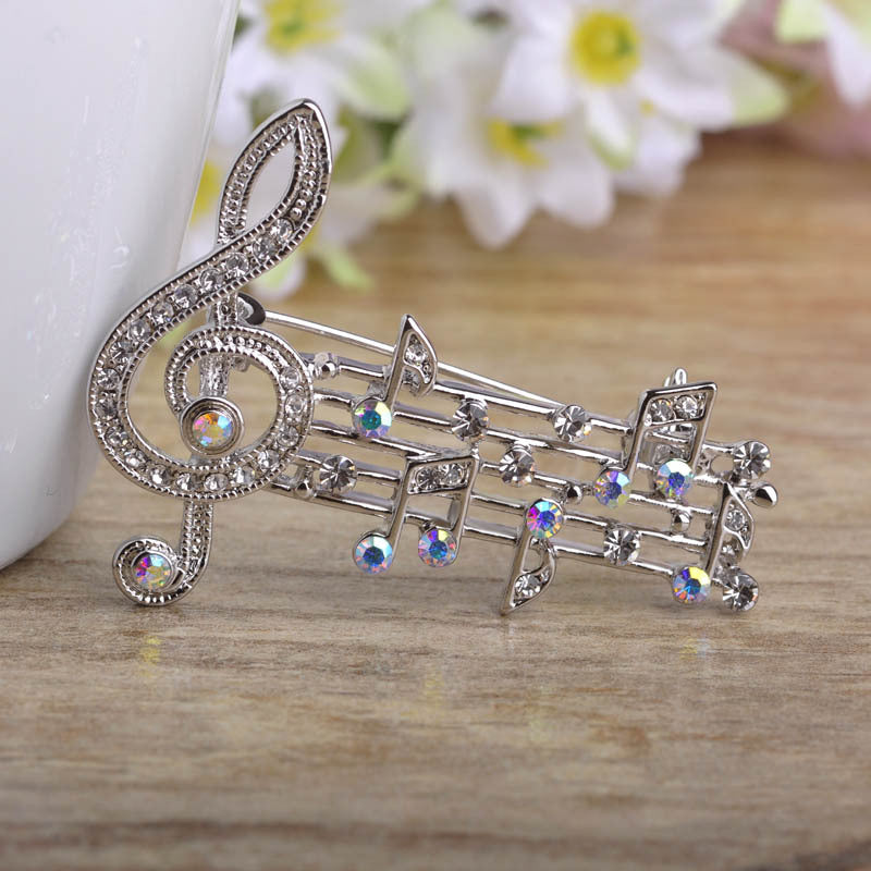 Musical Instrument Brooch