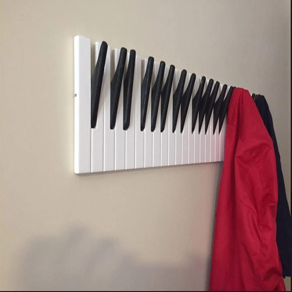 Wooden Piano Keyboard Style Hanger