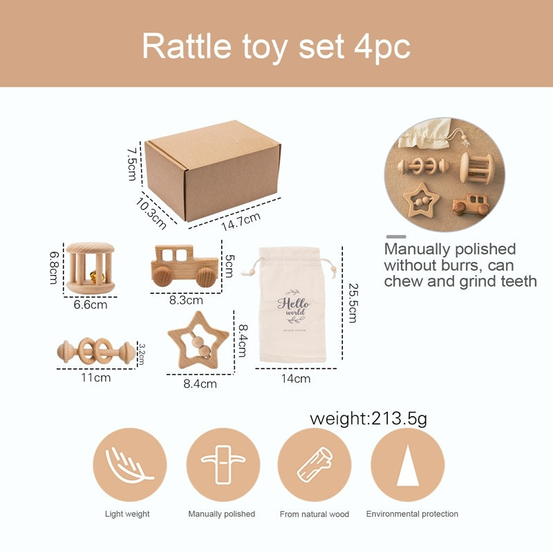Fantastic 4pcs Rattle Toy Set