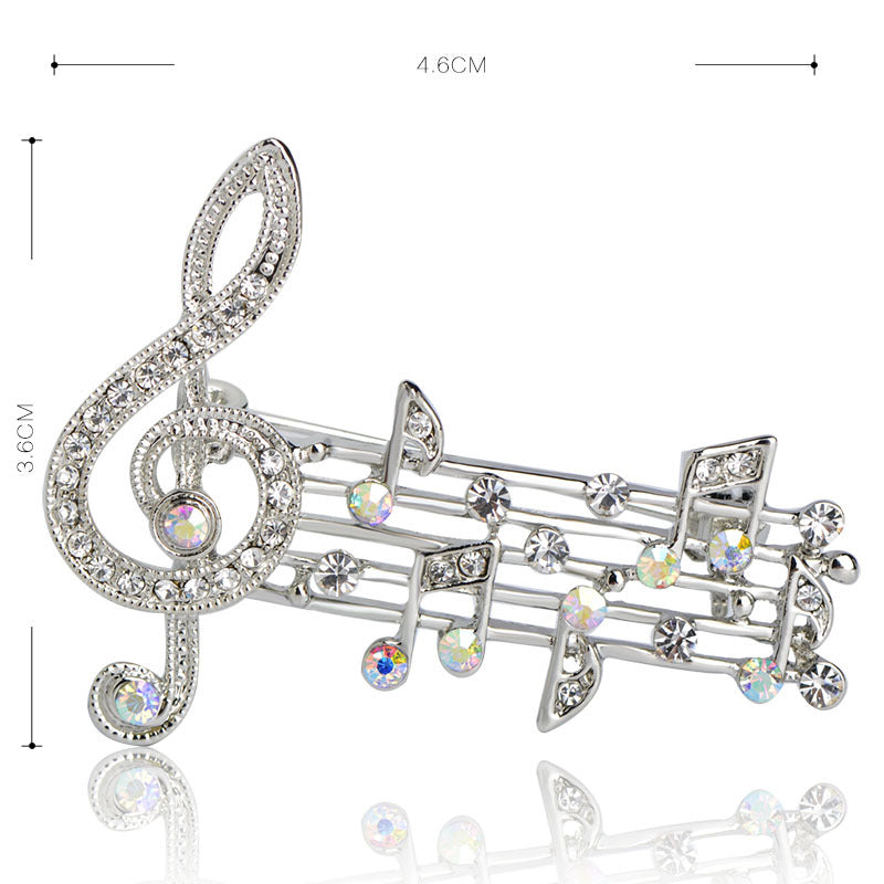 Musical Instrument Brooch