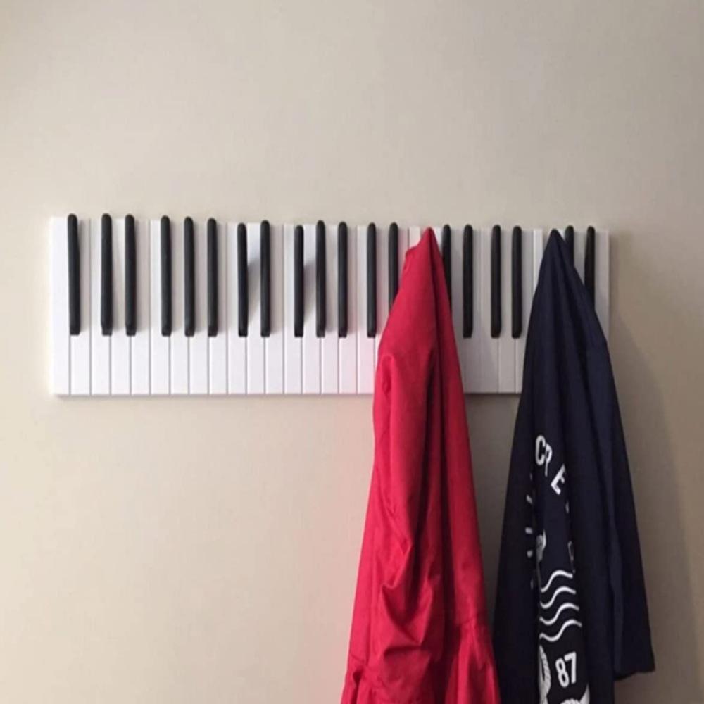 Wooden Piano Keyboard Style Hanger