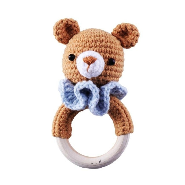 Teether Wooden Rattle