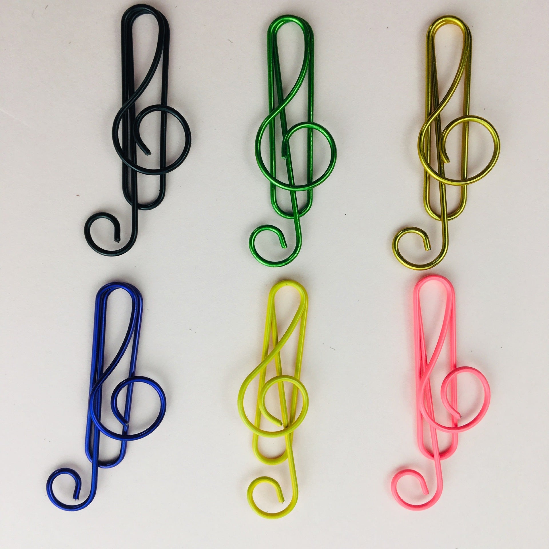 100 Treble Clef Paperclips