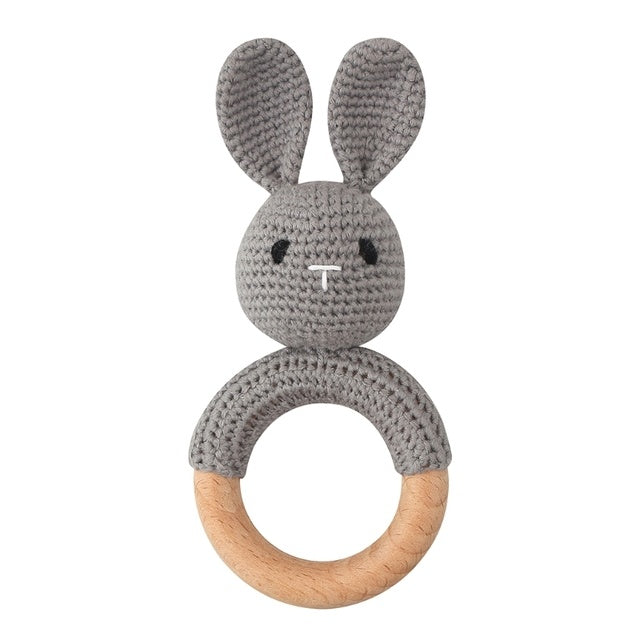Teether Wooden Rattle