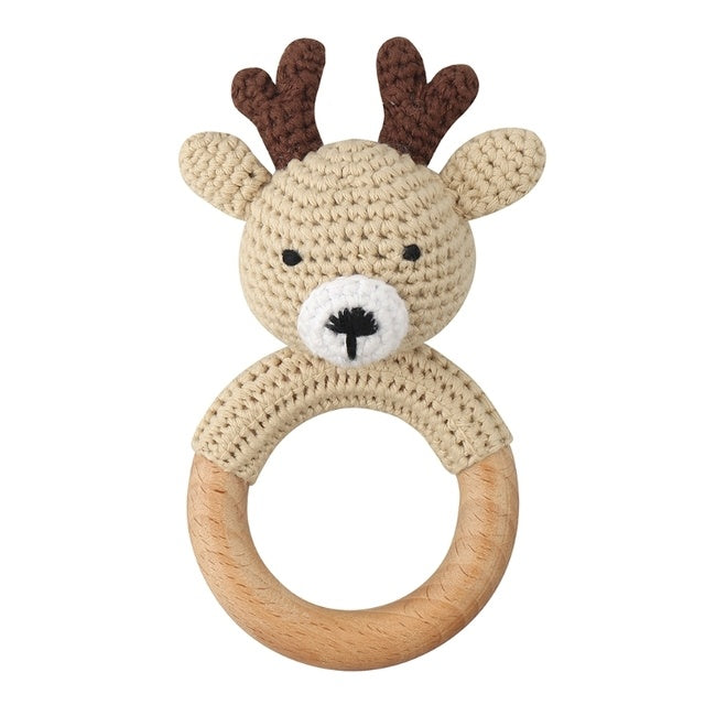 Teether Wooden Rattle