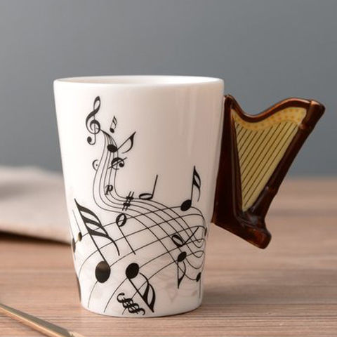 Guitar, Piano or Harp Mug
