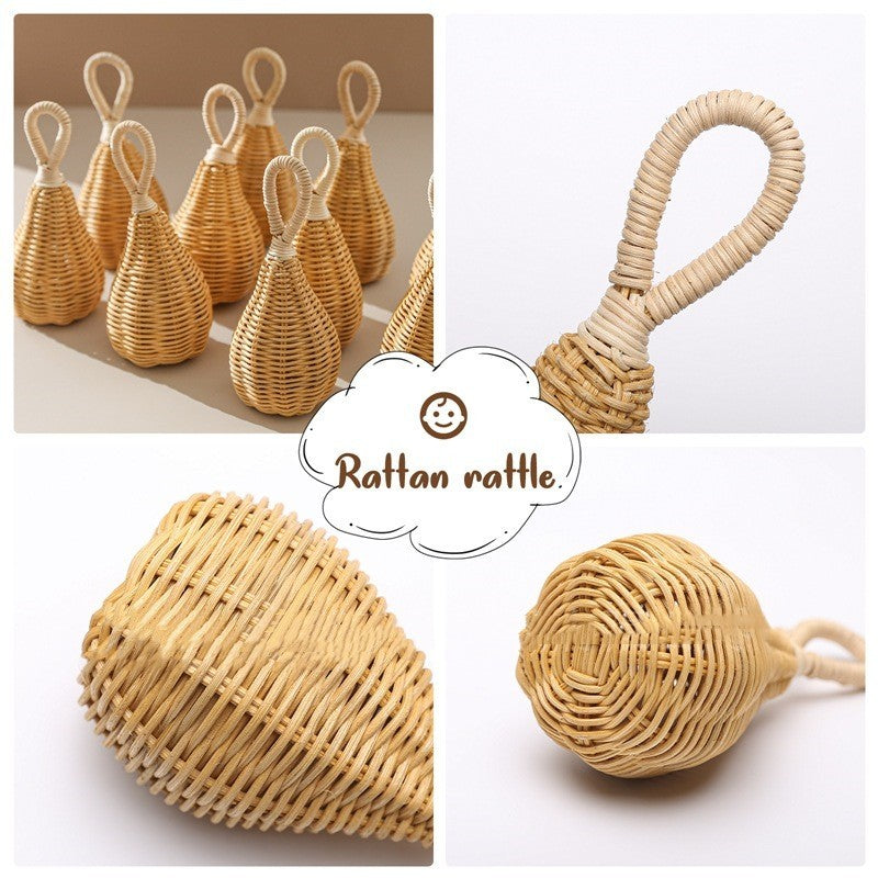 Hand-woven Pear-shaped Rattle