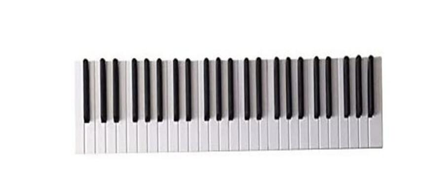 Wooden Piano Keyboard Style Hanger