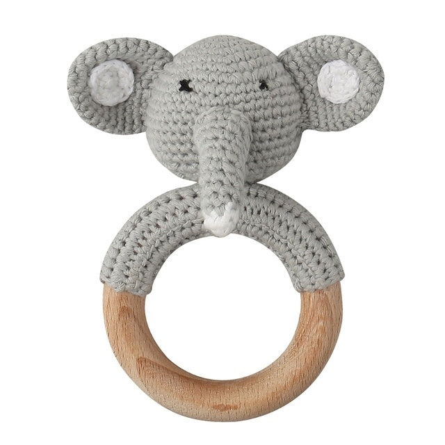Teether Wooden Rattle